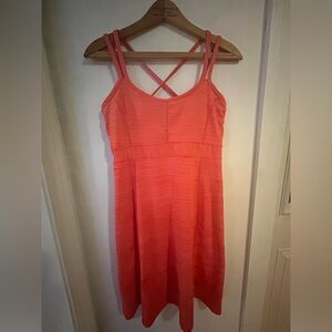 Marmot size small orange racerback dress with built in bra.